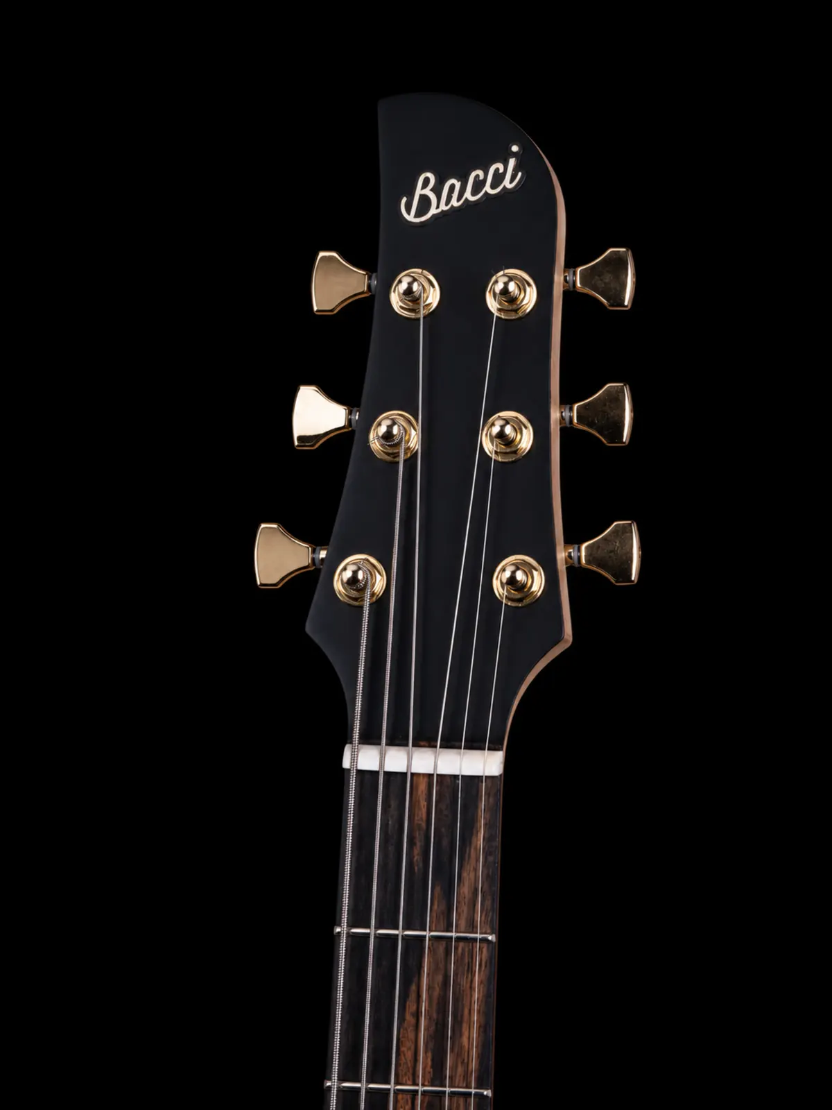 Bacci Leonardo Nero, headstock