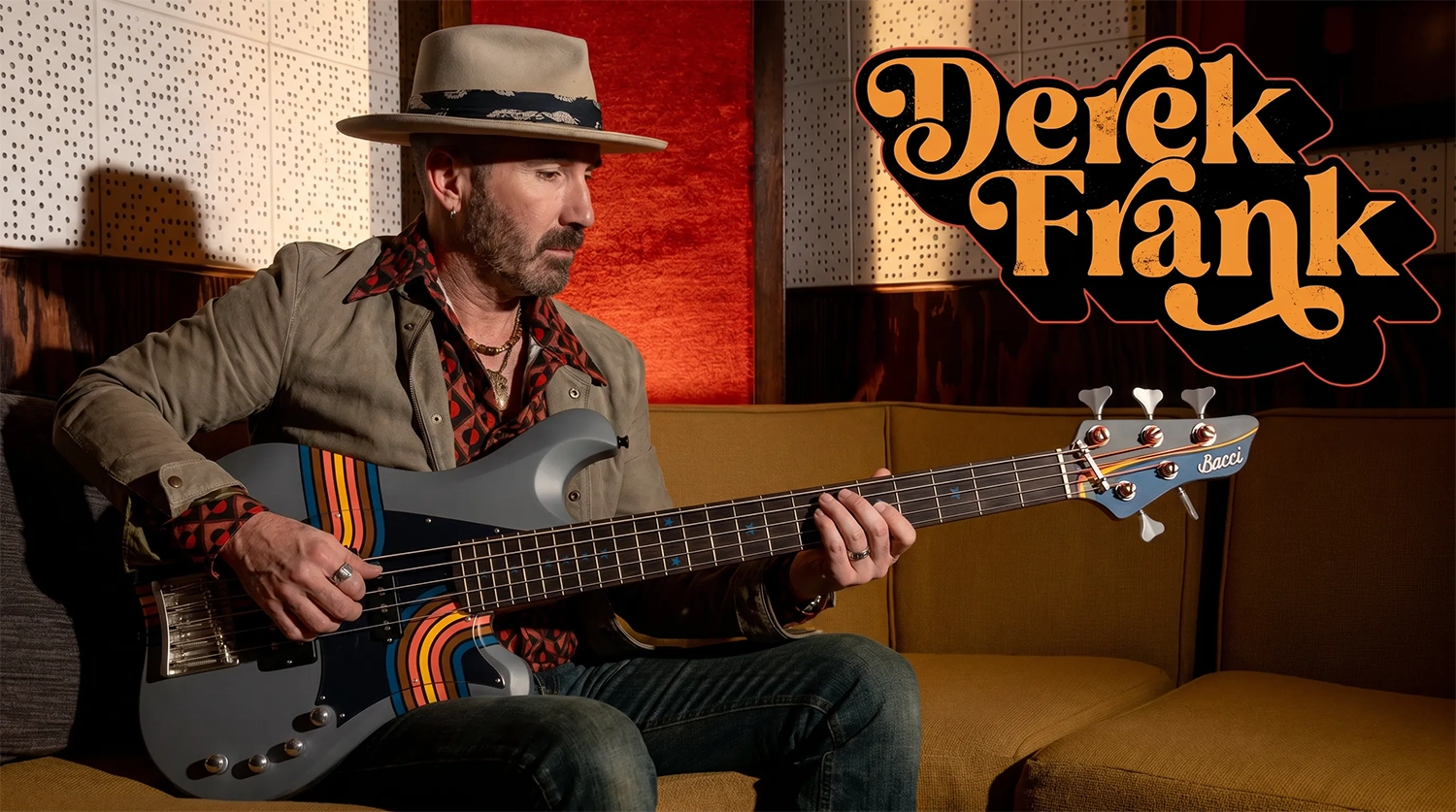 Derek Frank with his Bacci