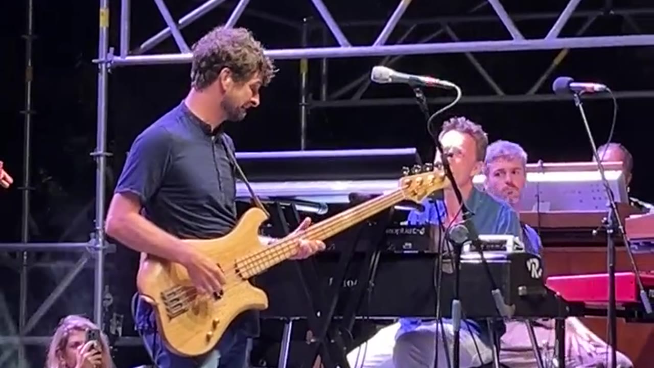 Michael League live at GroundUP Festival on the Marlita